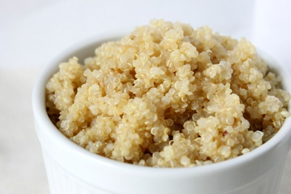 quinoa барои парҳези 6 гулбарг